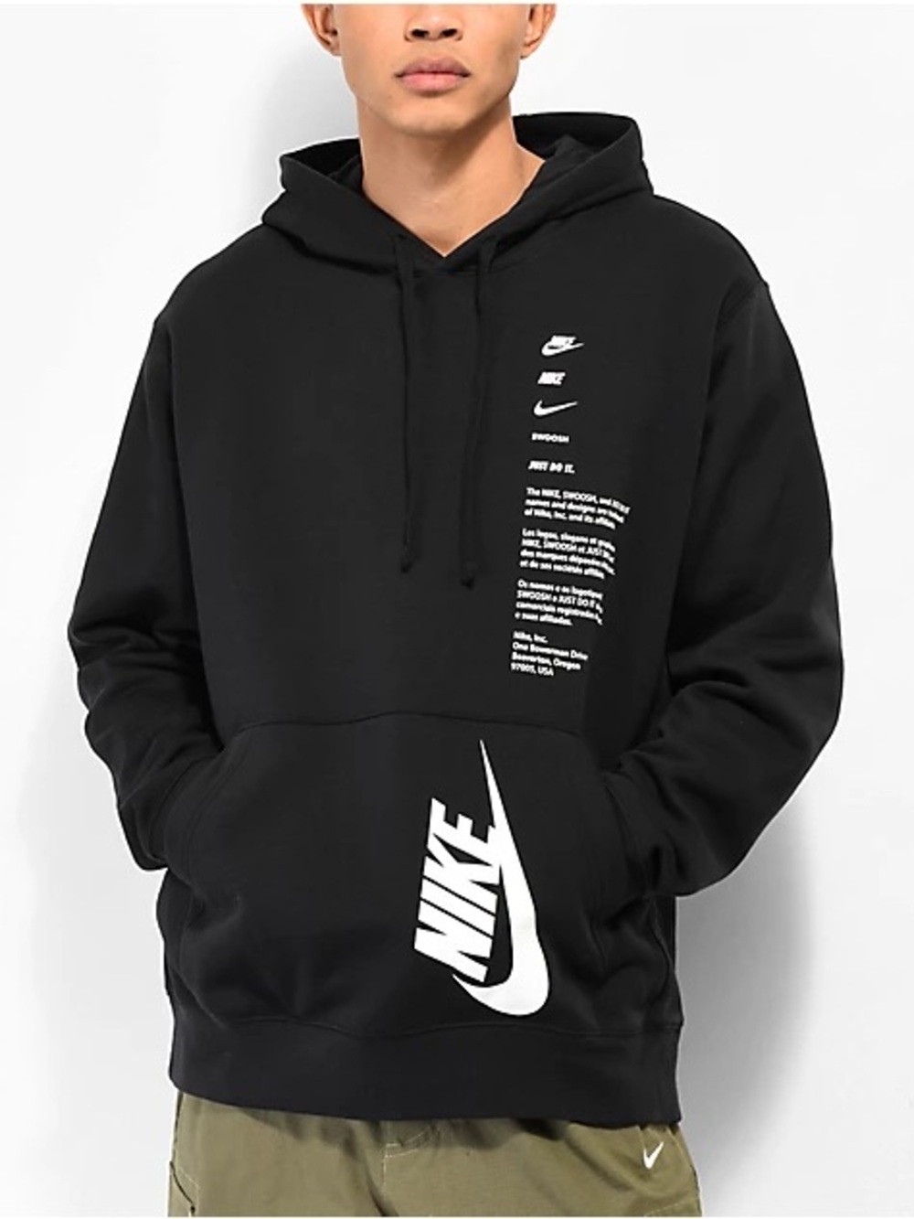 Nike Club+ Shoebox Black Hoodie